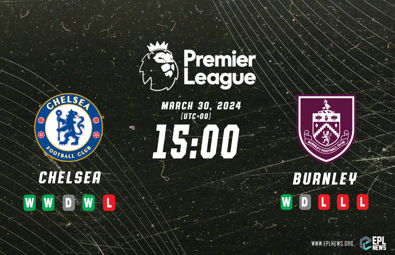 Pratonton Liga Perdana Chelsea lwn Burnley