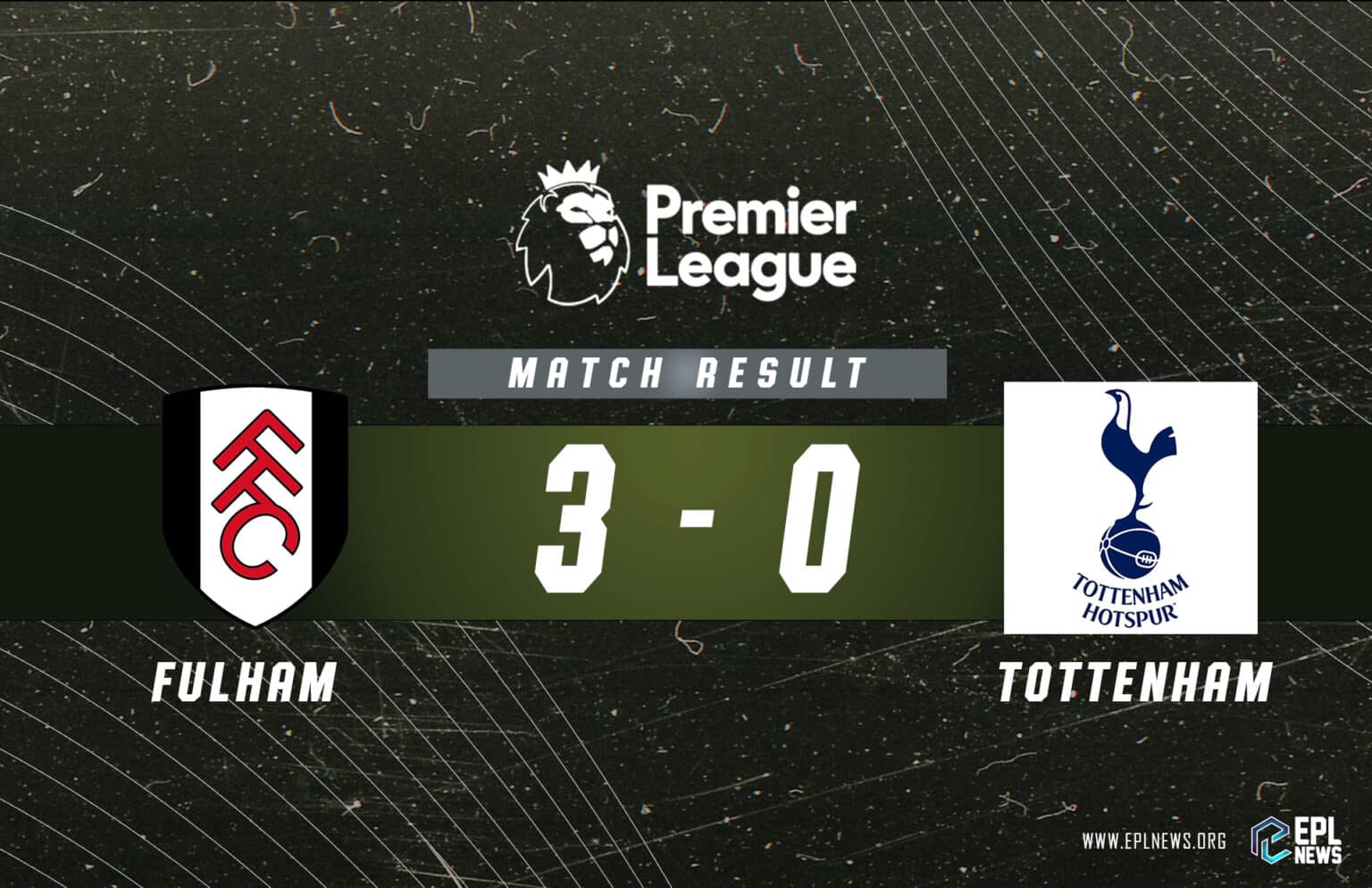 Laporan Fulham lwn Tottenham