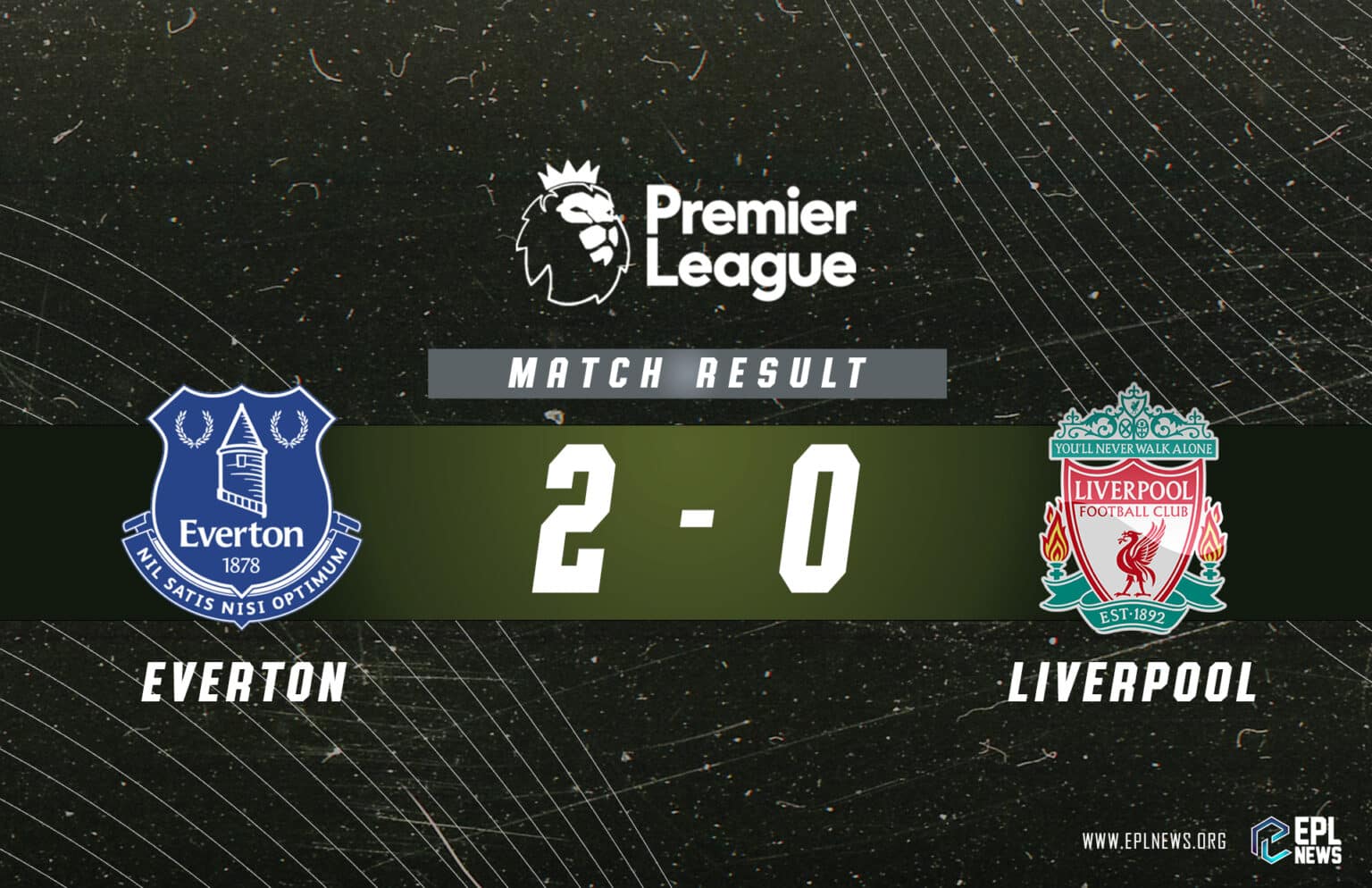 Laporan Everton lwn Liverpool