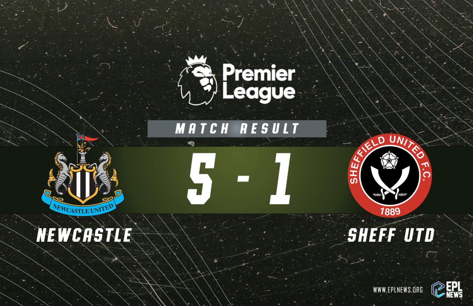 Laporan Newcastle lwn Sheffield United
