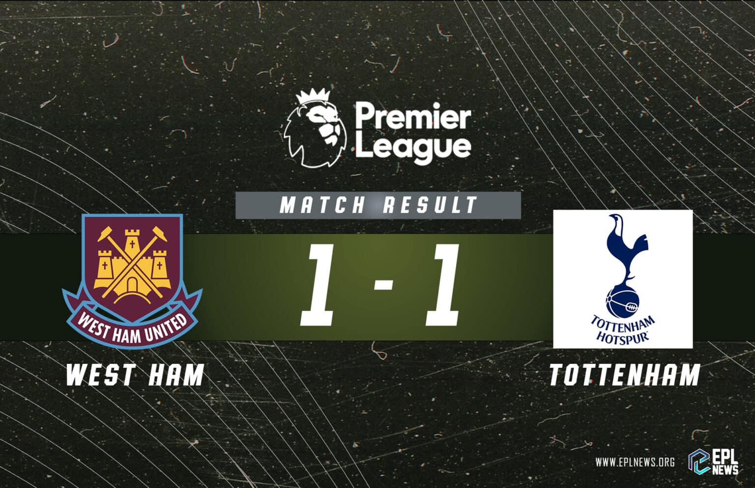 Laporan West Ham lwn Tottenham 1-1_ Kebuntuan dalam Perlumbaan untuk