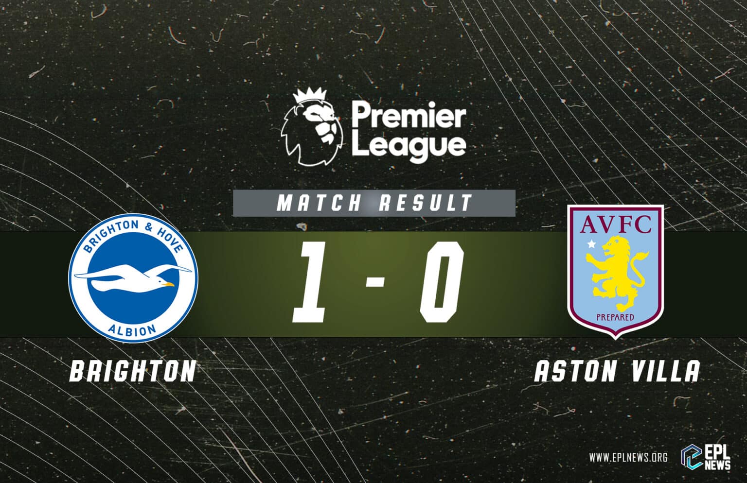Laporan Brighton lwn Aston Villa