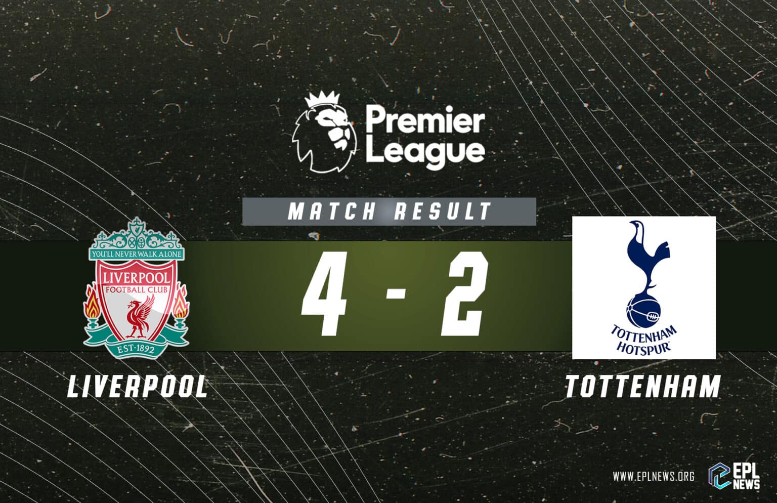 Laporan Liverpool lwn Tottenham