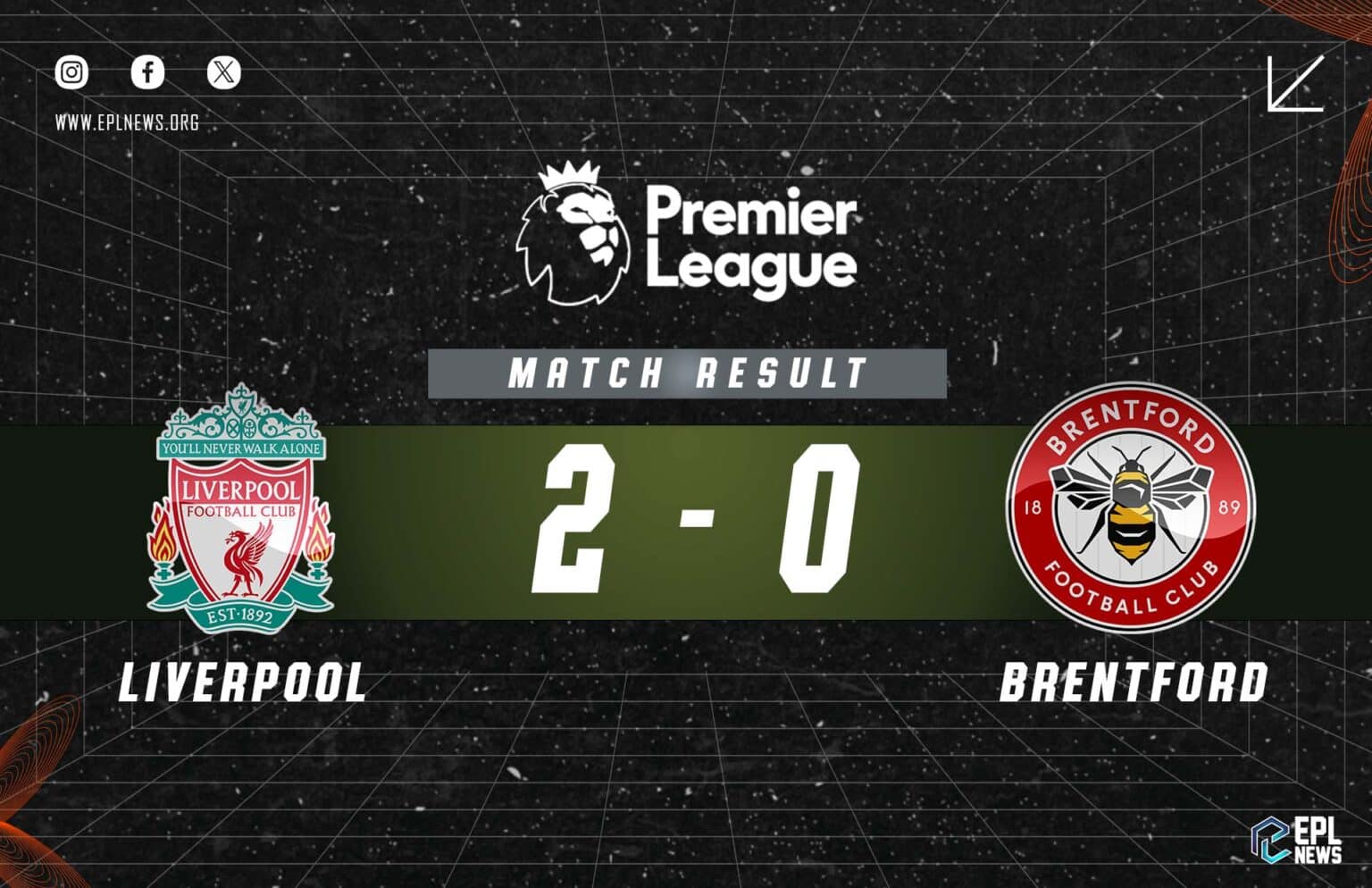 Laporan Liverpool lwn Brentford