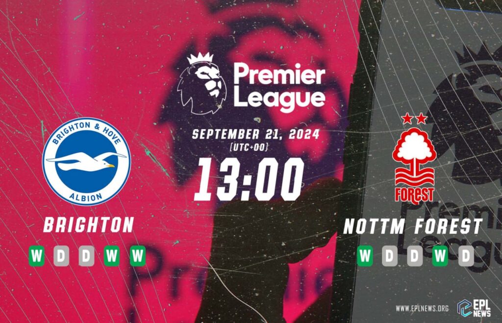 Pratonton Brighton lwn Nottingham Forest