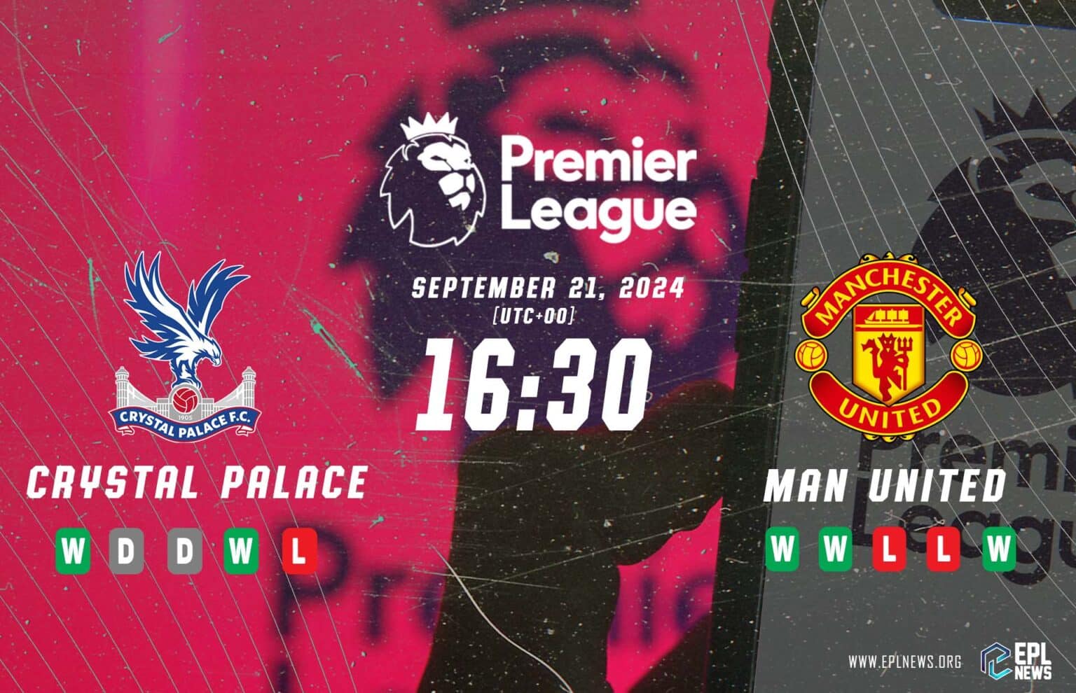 Pratonton Crystal Palace lwn Manchester United