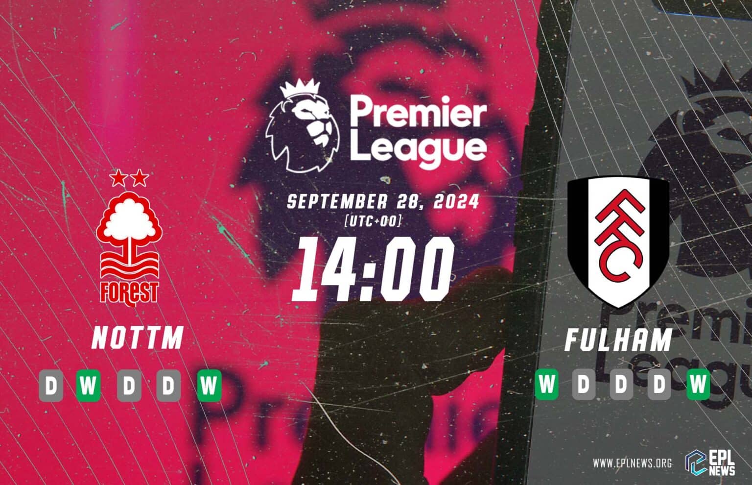 Pratonton Nottingham Forest vs Fulham