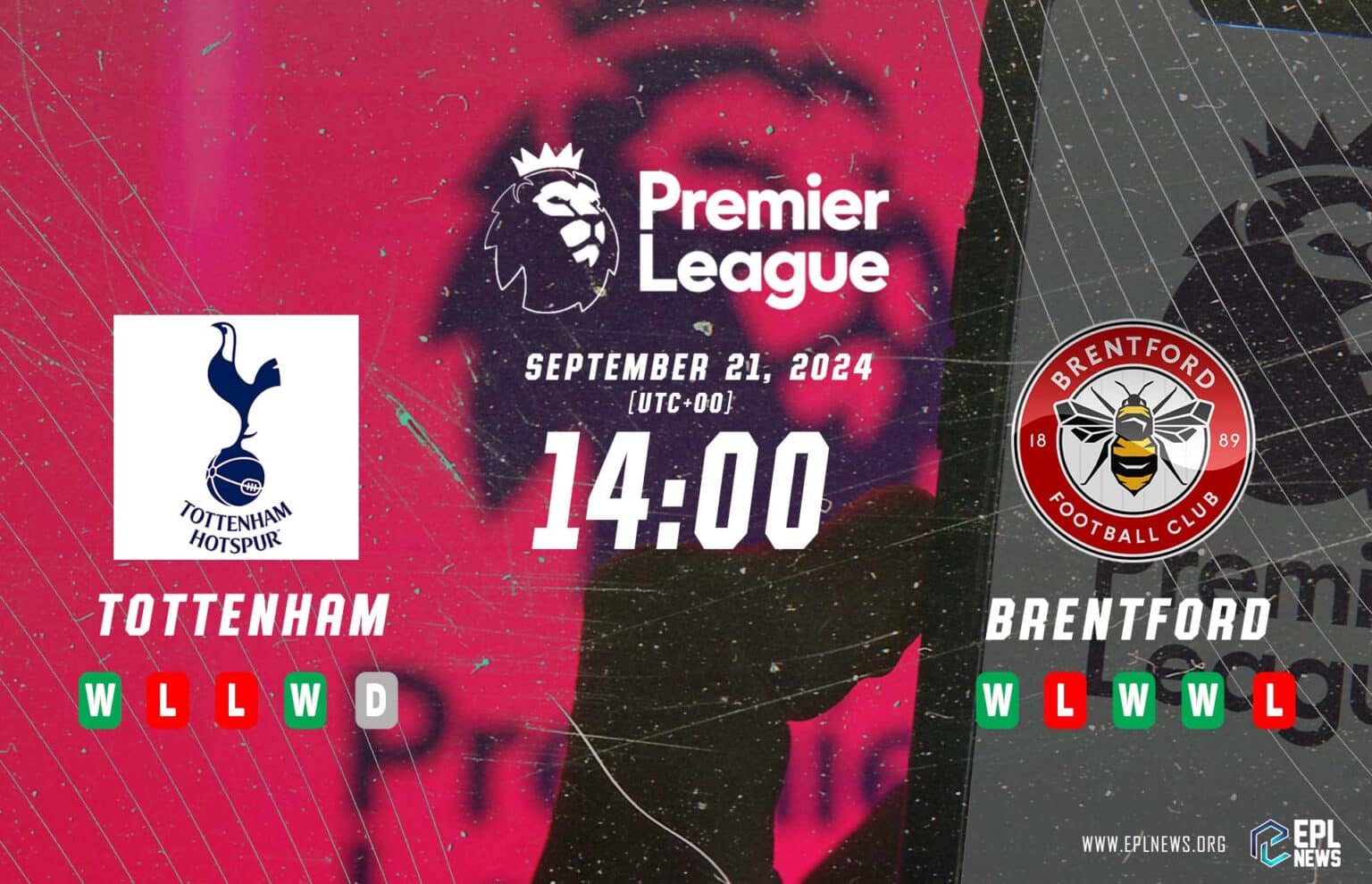 Pratonton Tottenham lwn Brentford