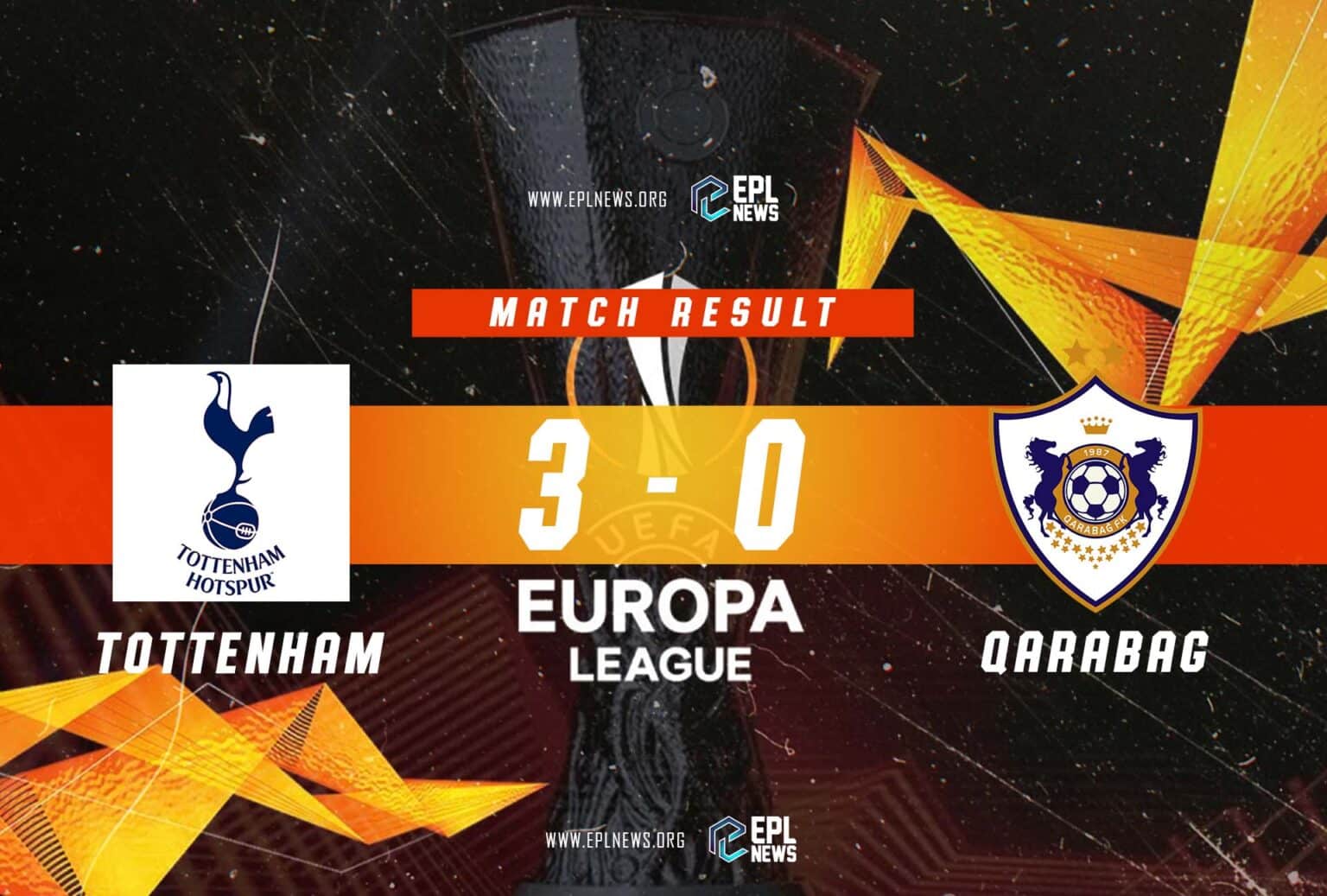 Laporan Tottenham vs Qarabag 3-0