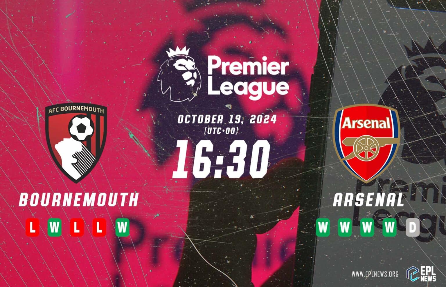 Pratonton Bournemouth lwn Arsenal