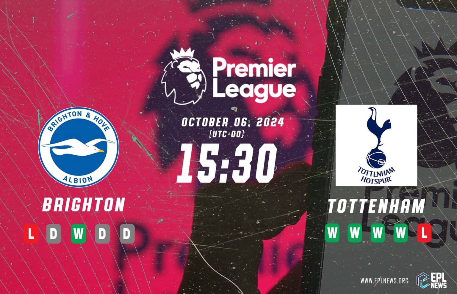 Pratonton Brighton lwn Tottenham