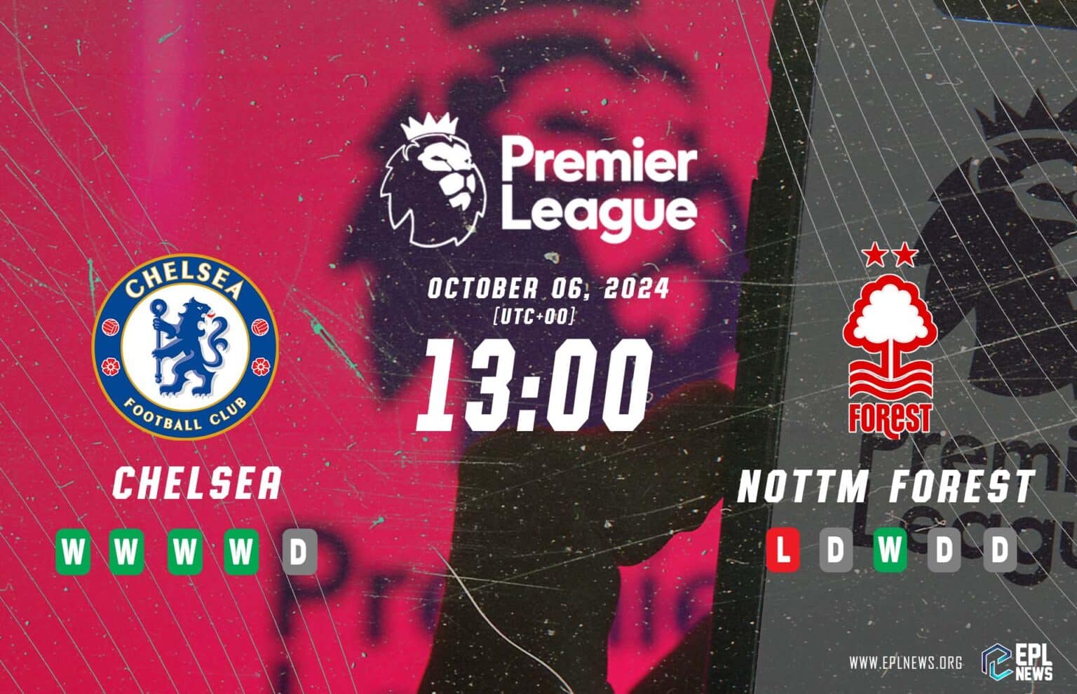 Pratonton Chelsea lwn Nottingham Forest