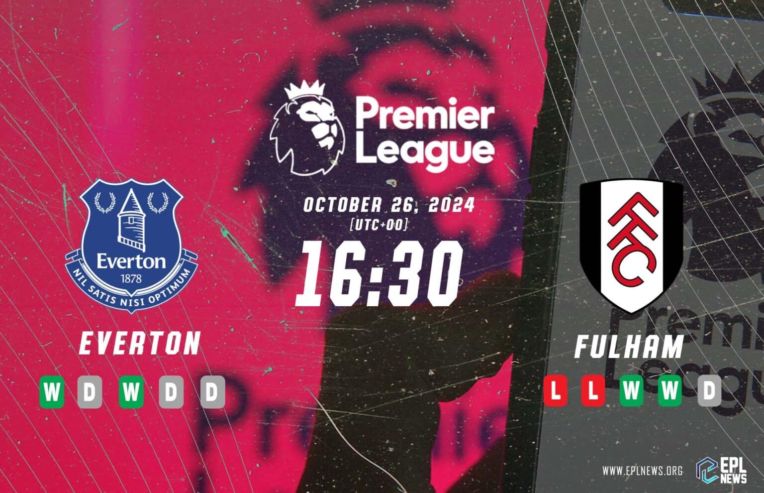 Pratonton Everton lwn Fulham