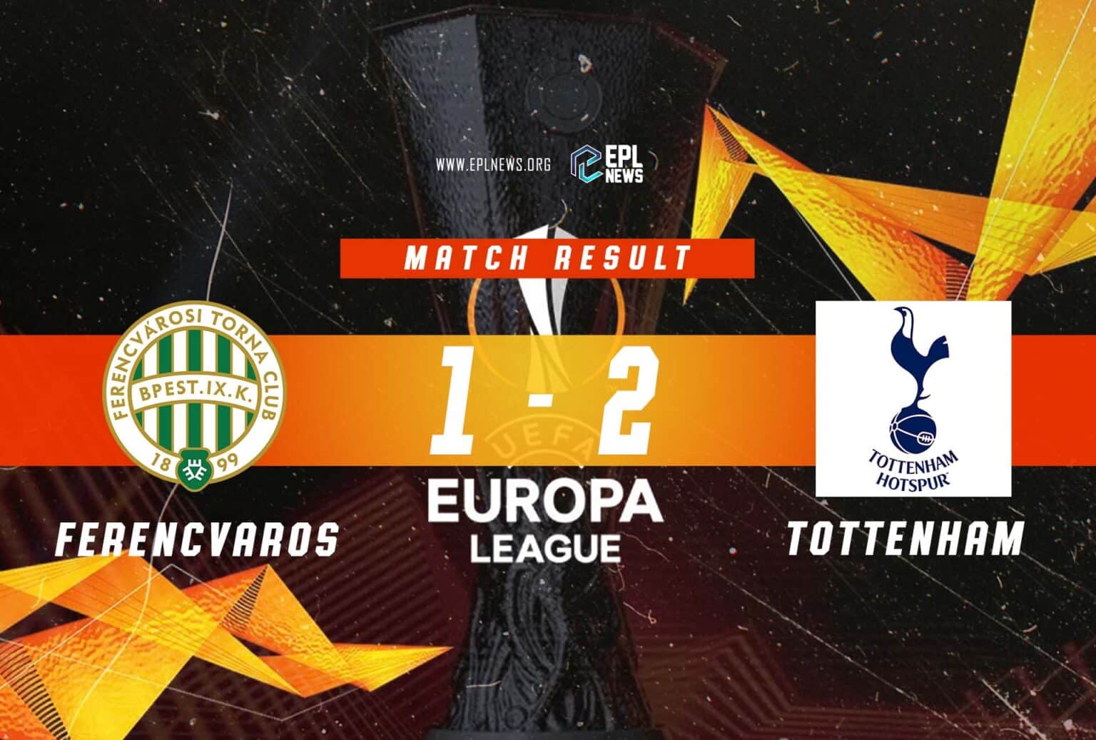 Ferencvaros vs Tottenham 1-2