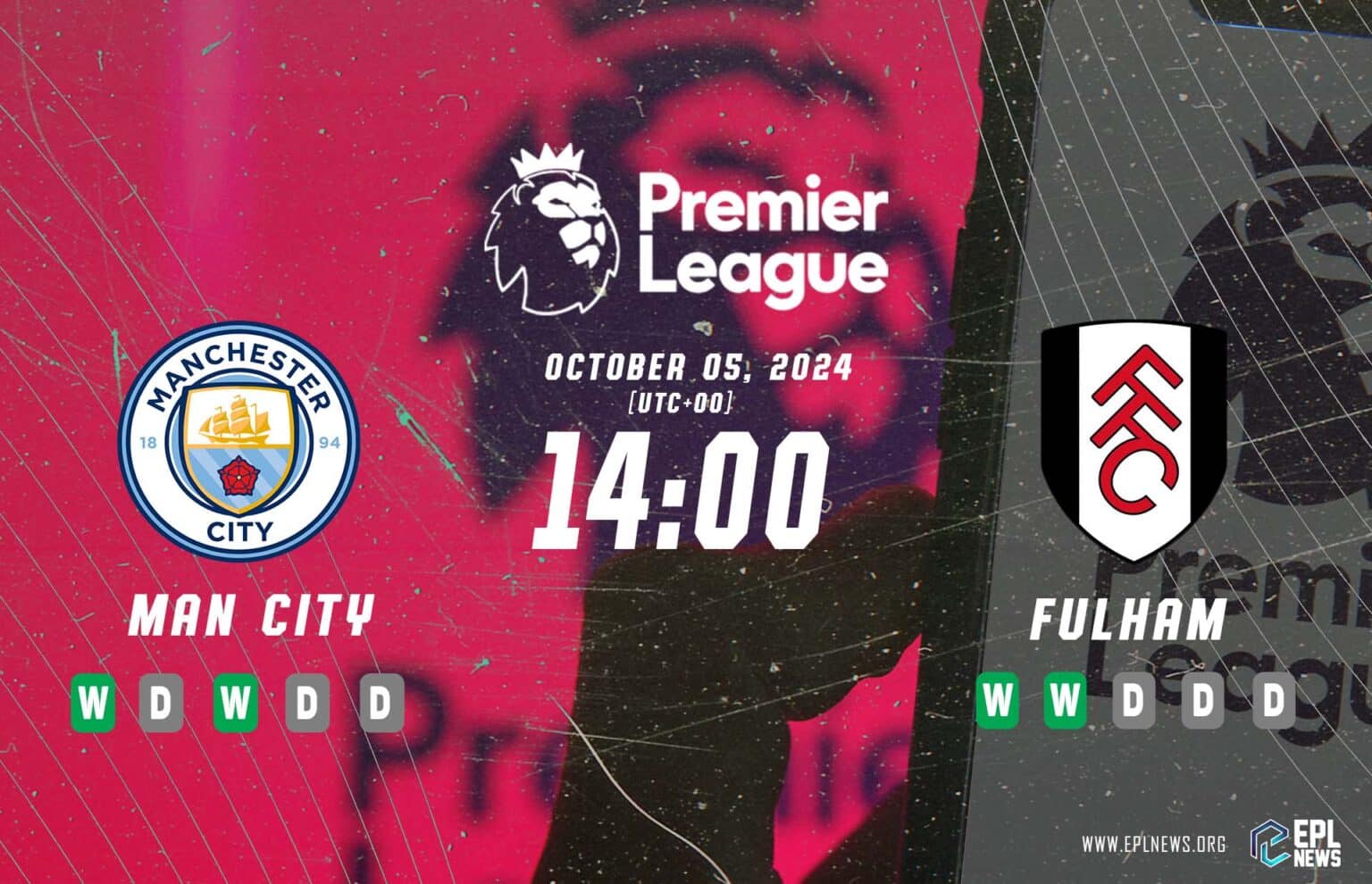 Manchester City lwn Fulham Pratonton