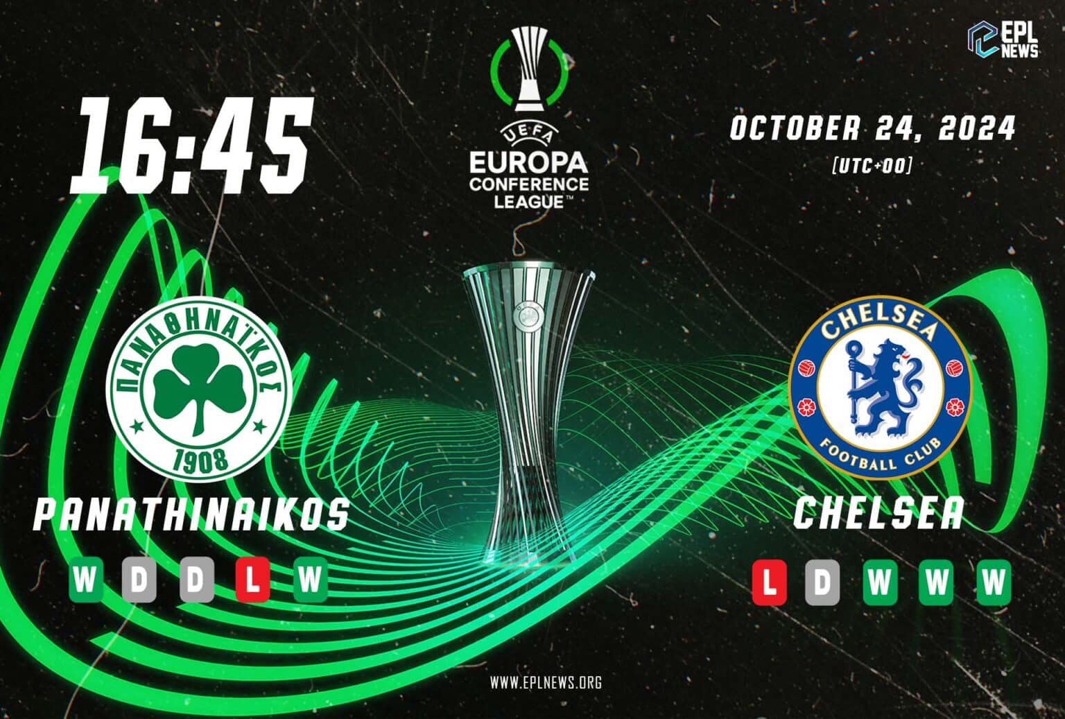 Pratonton Panathinaikos lwn Chelsea