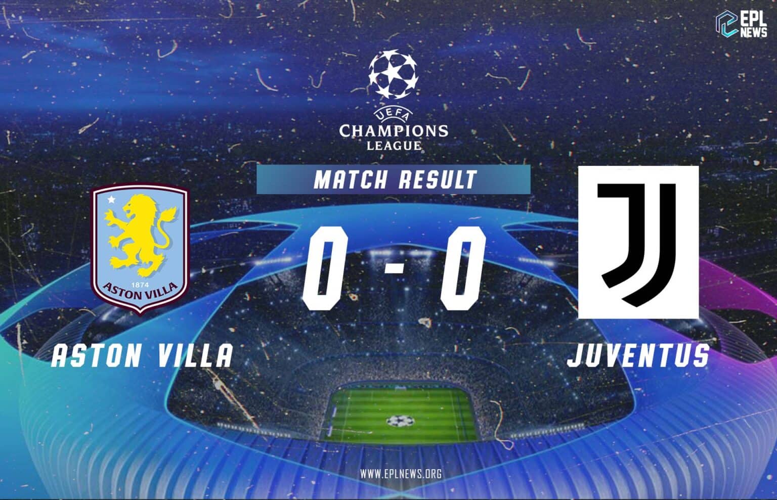 Laporan Aston Villa lwn Juventus 0-0