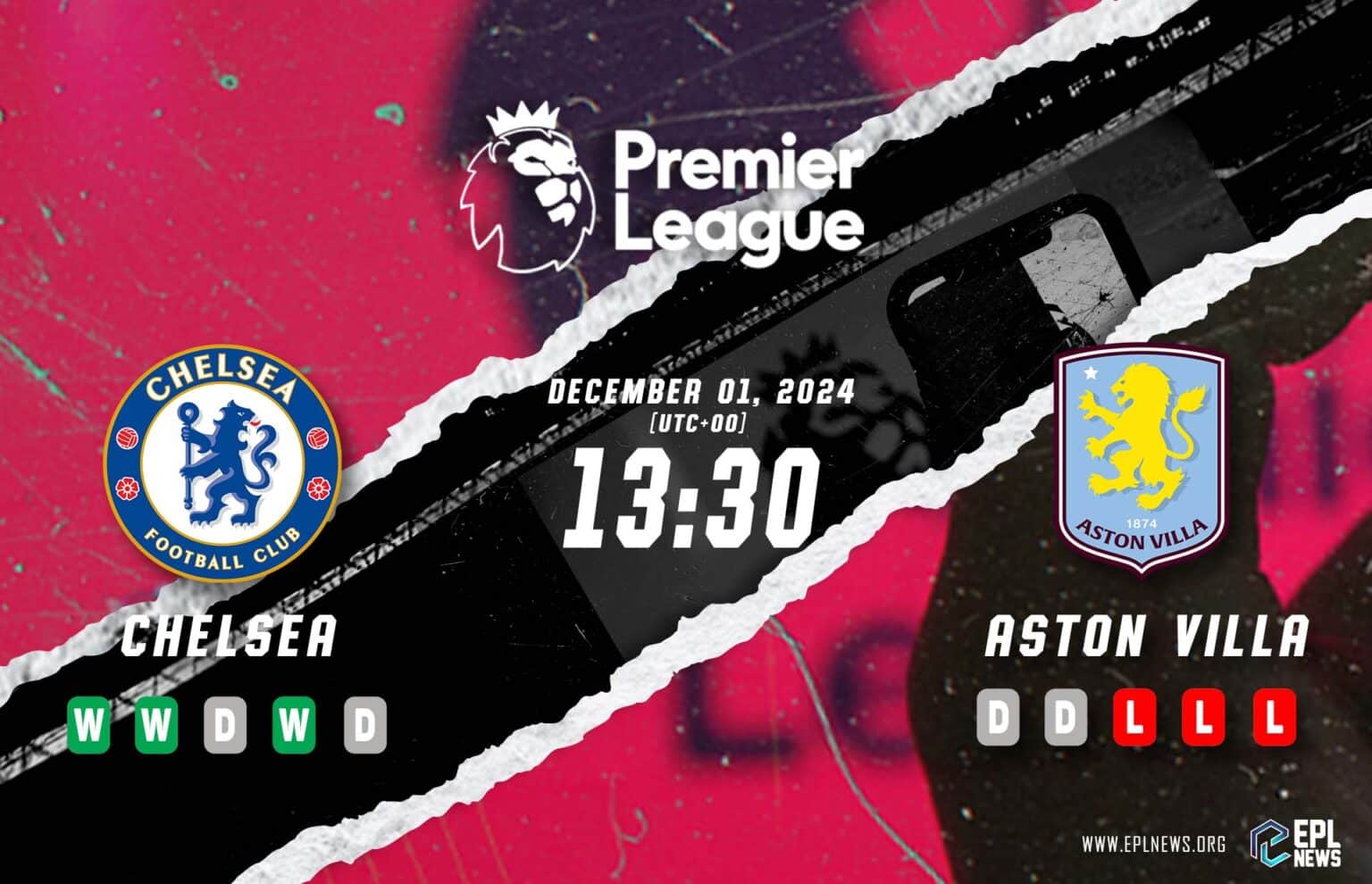 Pratonton Chelsea lwn Aston Villa