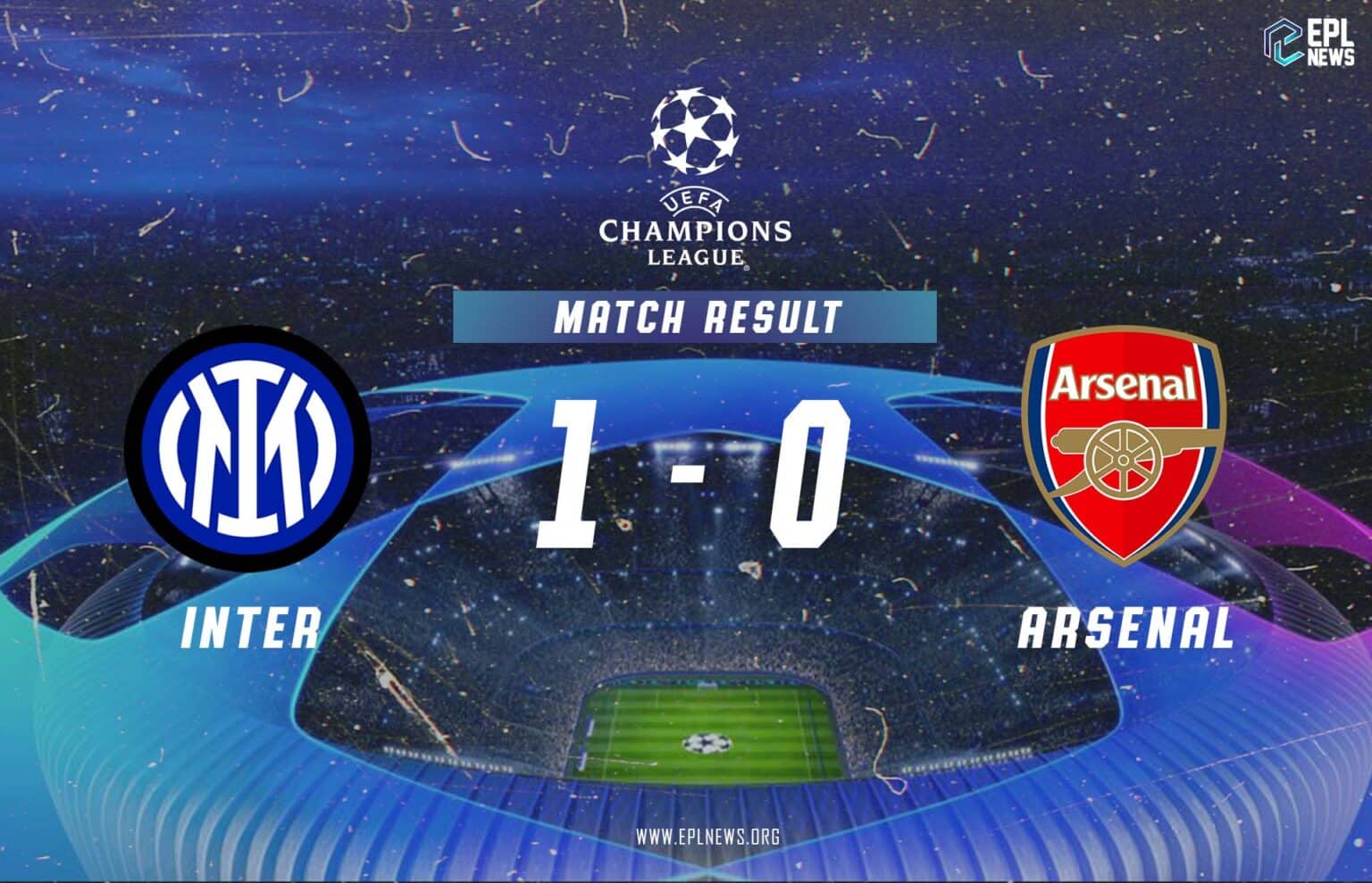 Laporan Inter Milan lwn Arsenal 1-0