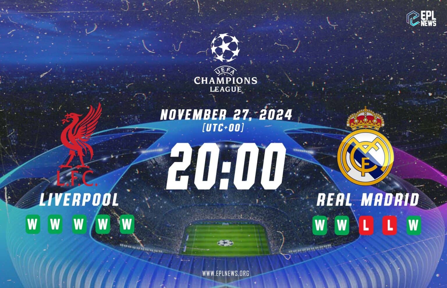 Pratonton Liverpool lwn Real Madrid