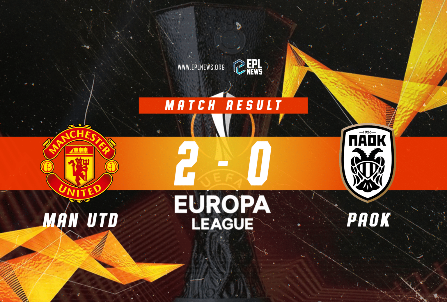 Laporan Manchester United lwn PAOK 2-0