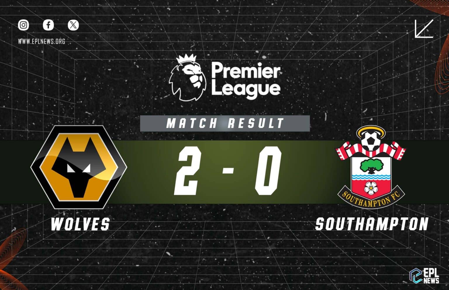 Laporan Wolves vs Southampton 2-0