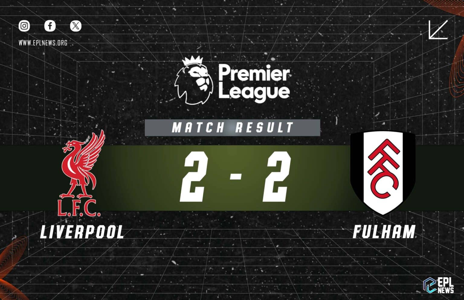 Laporan Liverpool lwn Fulham 2-2