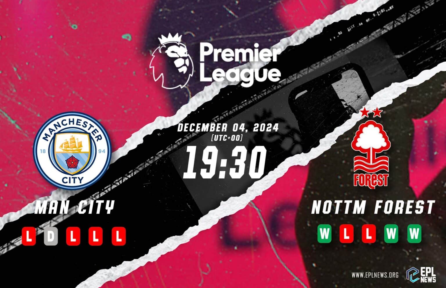 Pratonton Manchester City lwn Nottingham Forest