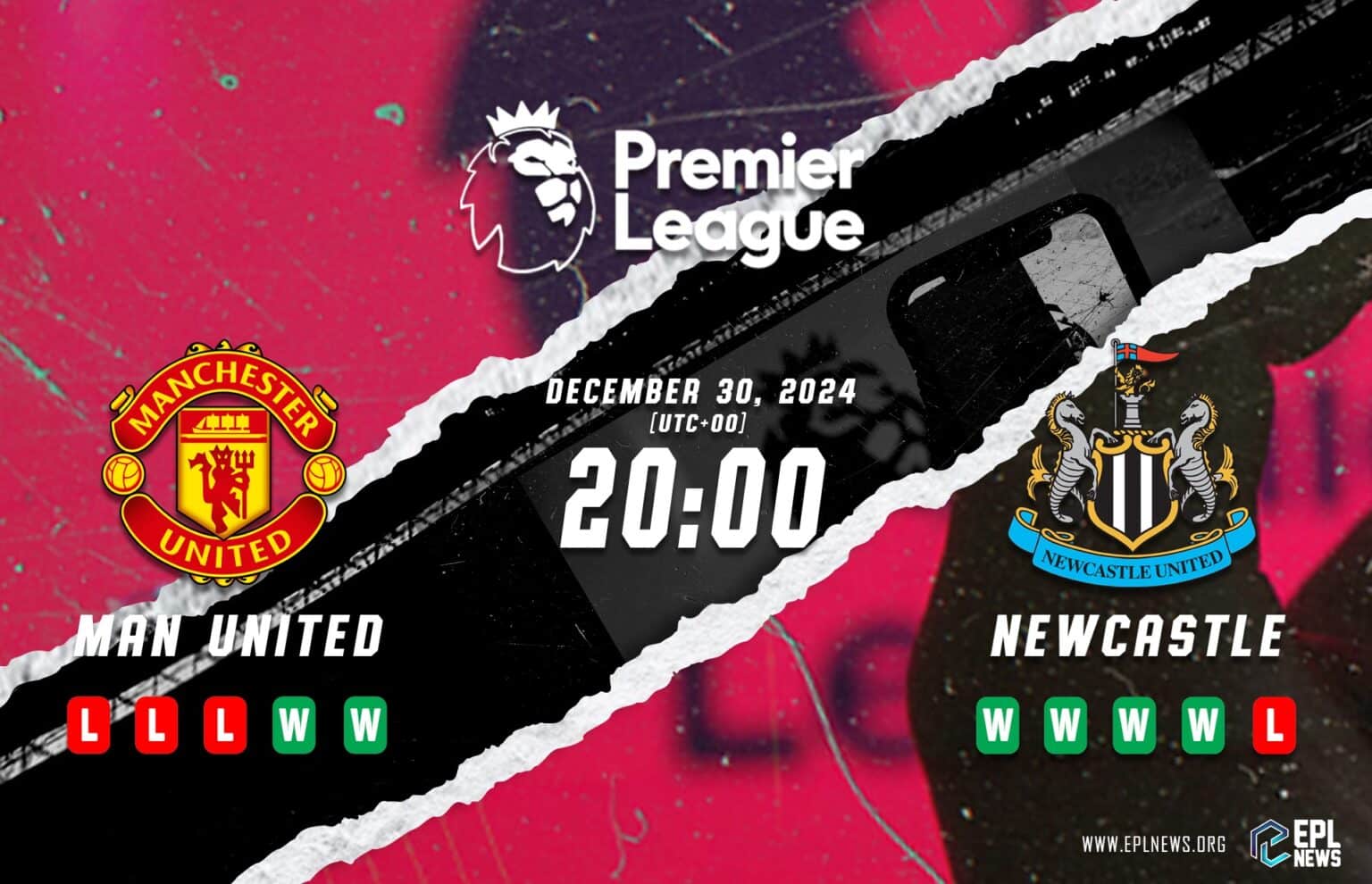 Manchester United lwn Newcastle Pratonton