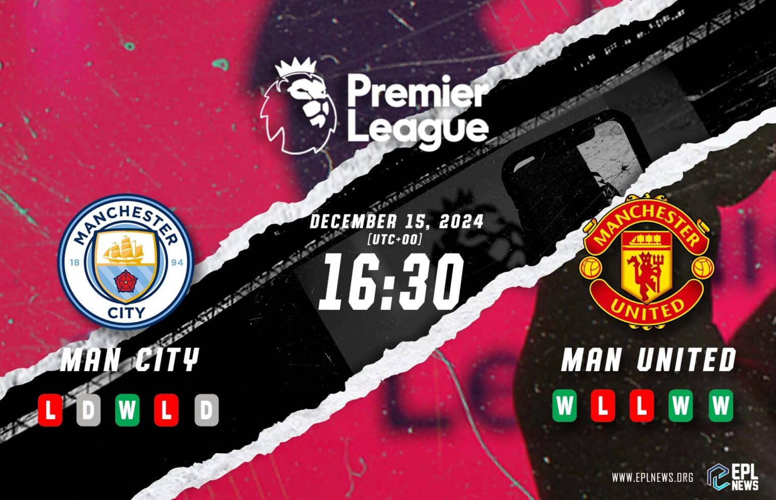 Pratonton Manchester City lwn Manchester United