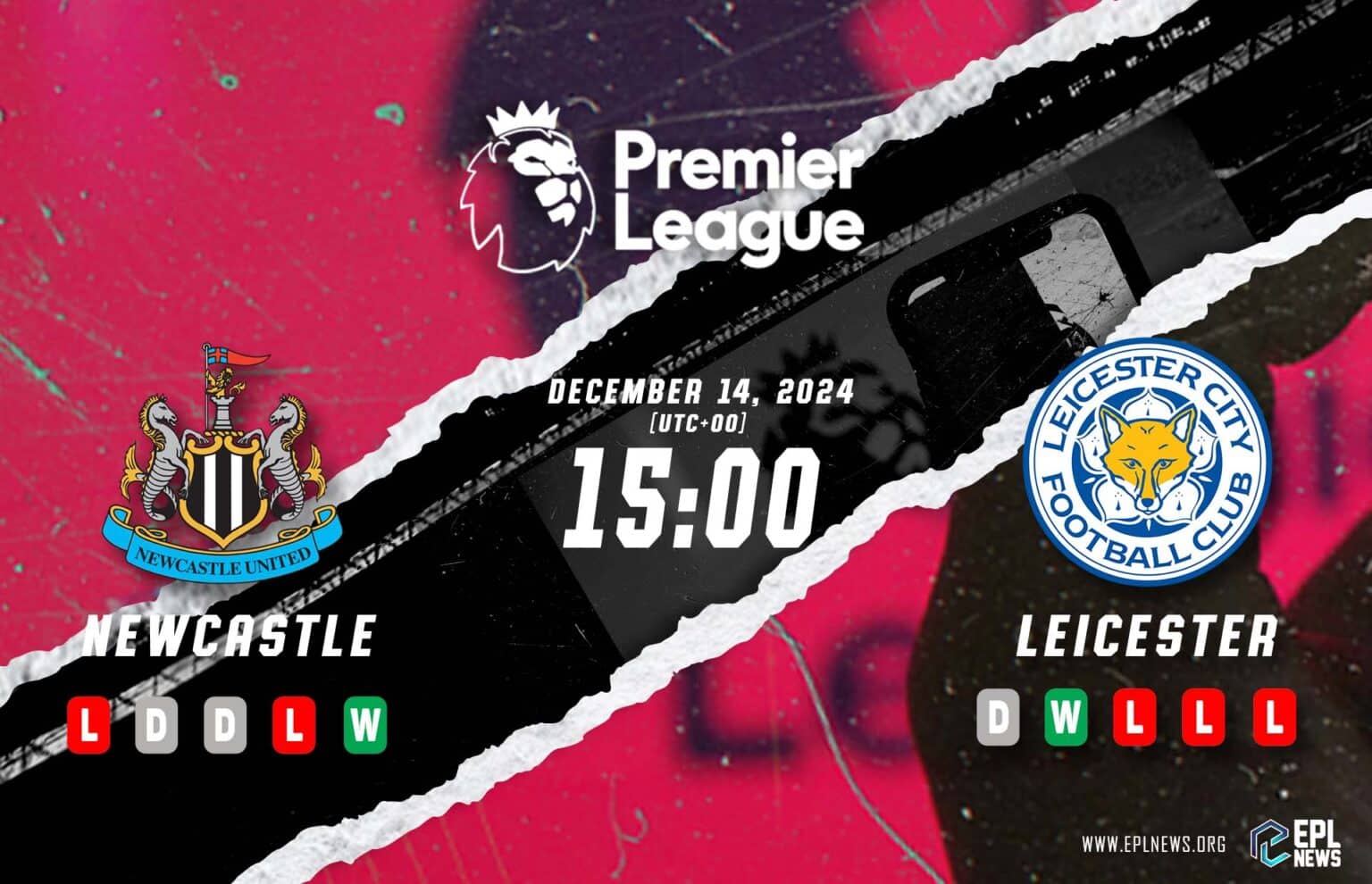 Pratonton Newcastle lwn Leicester