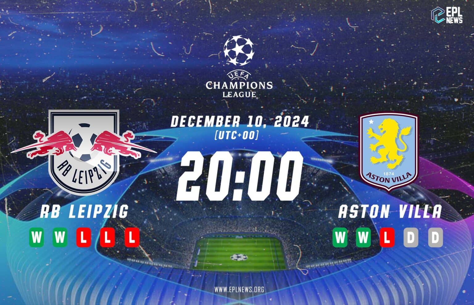 Leipzig vs Aston Villa Pratonton