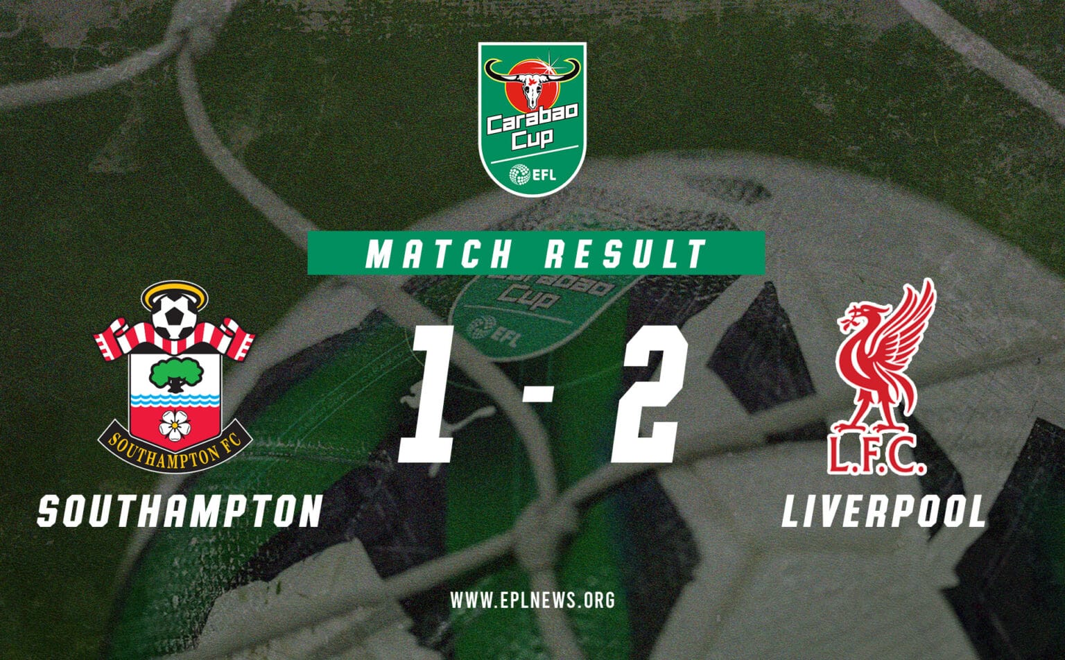 Laporan Piala EFL Southampton lwn Liverpool 1-2