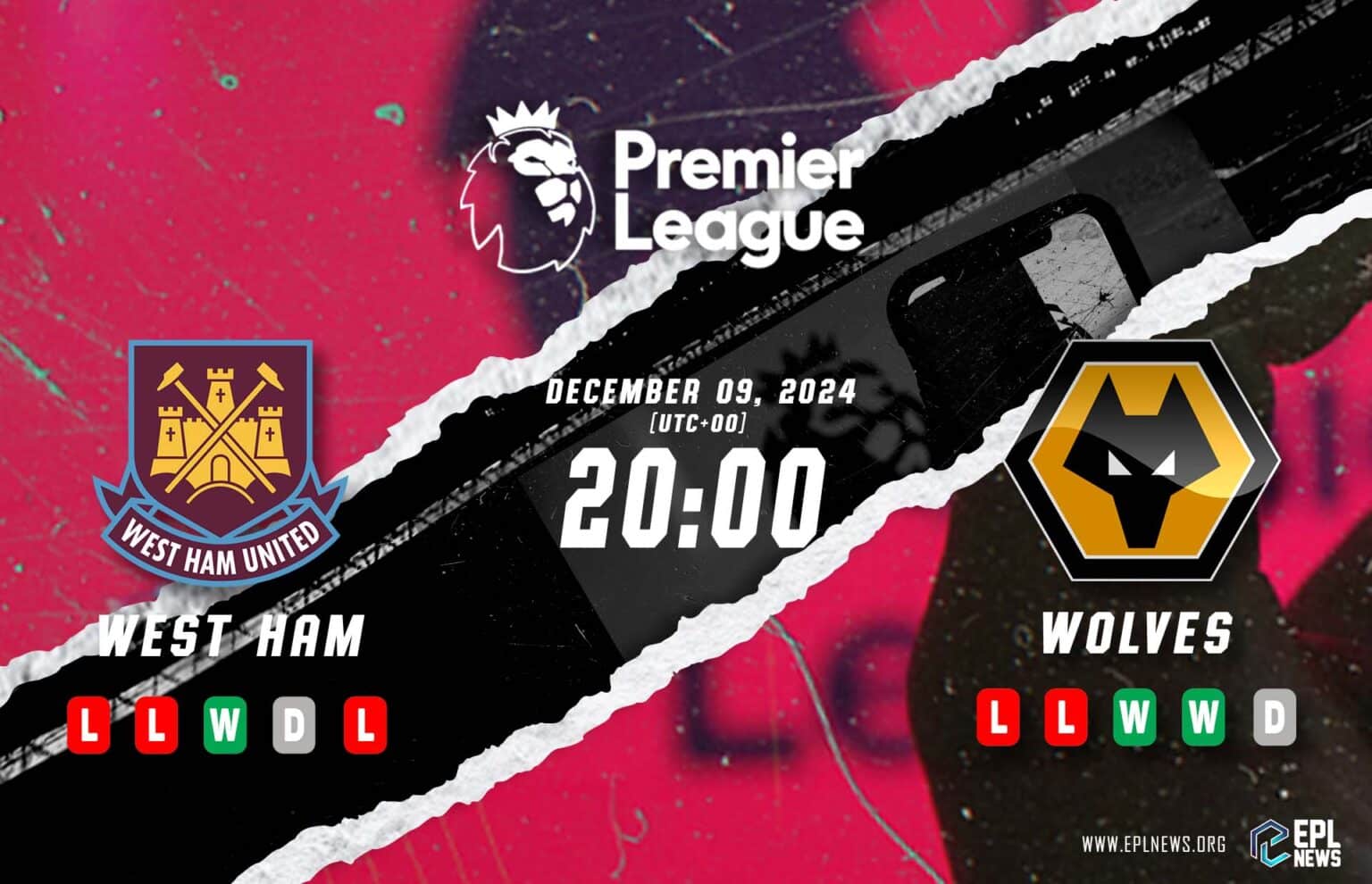 Pratonton West Ham lwn Wolves