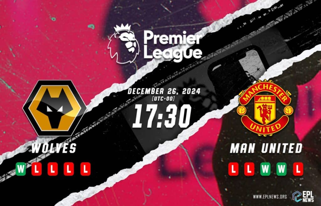 Pratonton Wolves lwn Manchester United