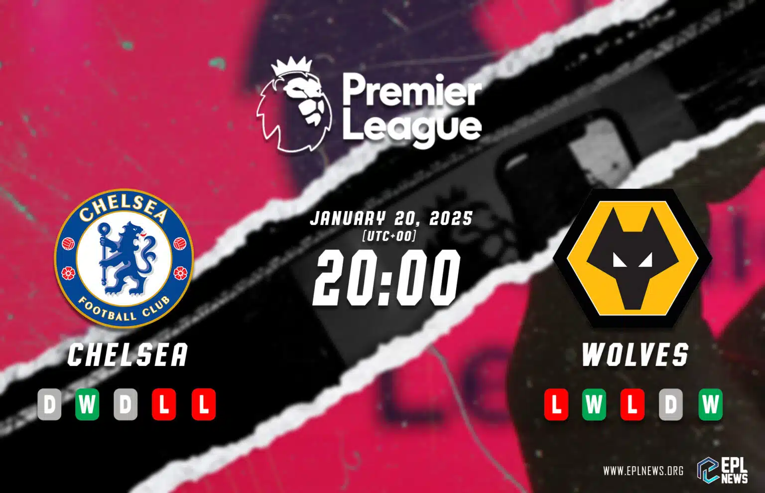 Pratonton Chelsea lwn Wolves