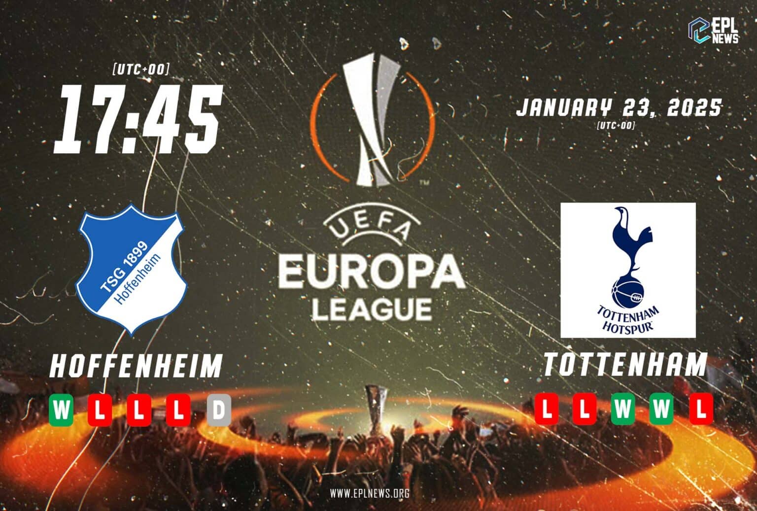 Pratonton Hoffenheim lwn Tottenham