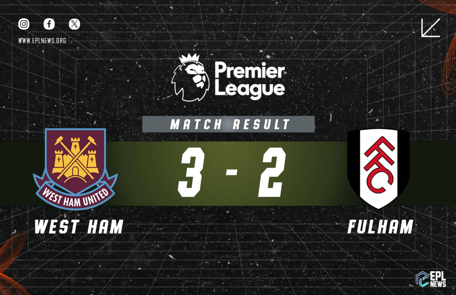 Laporan West Ham lwn Fulham 3-2