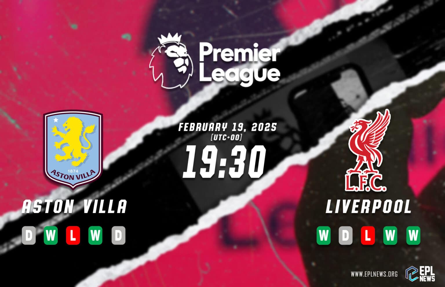 Pratonton Aston Villa lwn Liverpool