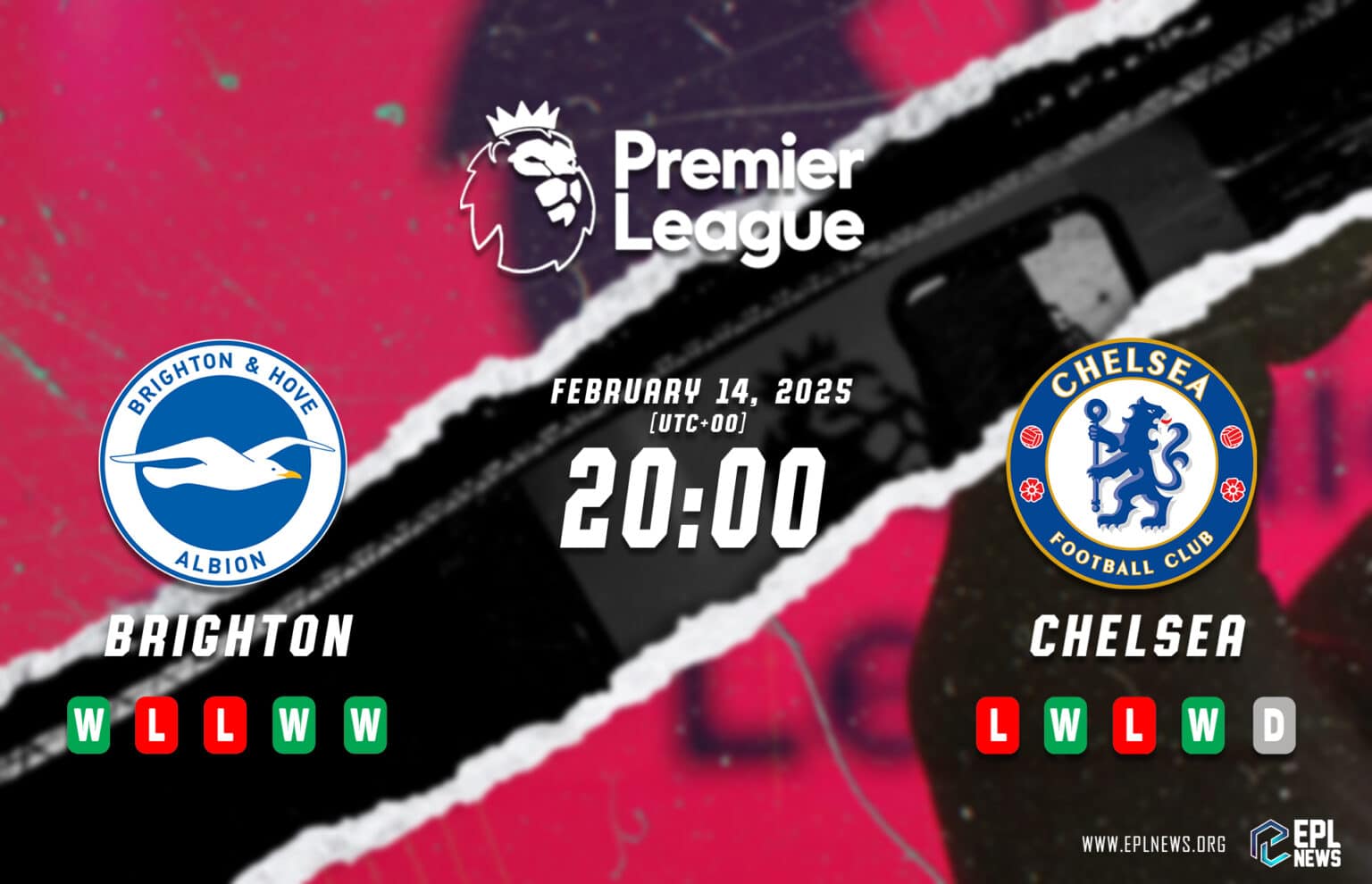 Pratonton Brighton lwn Chelsea