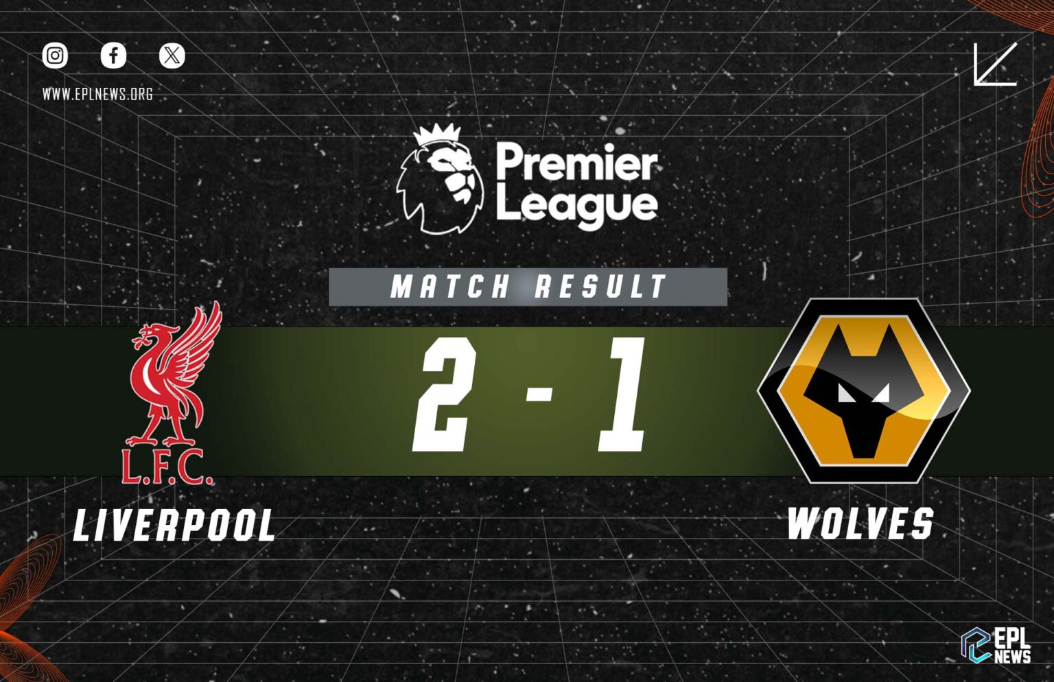 Laporan Liverpool lwn Wolves 2-1
