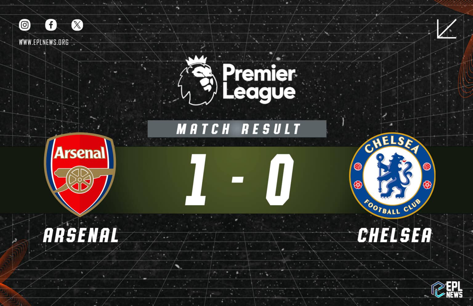 Laporan Arsenal lwn Chelsea 1-0