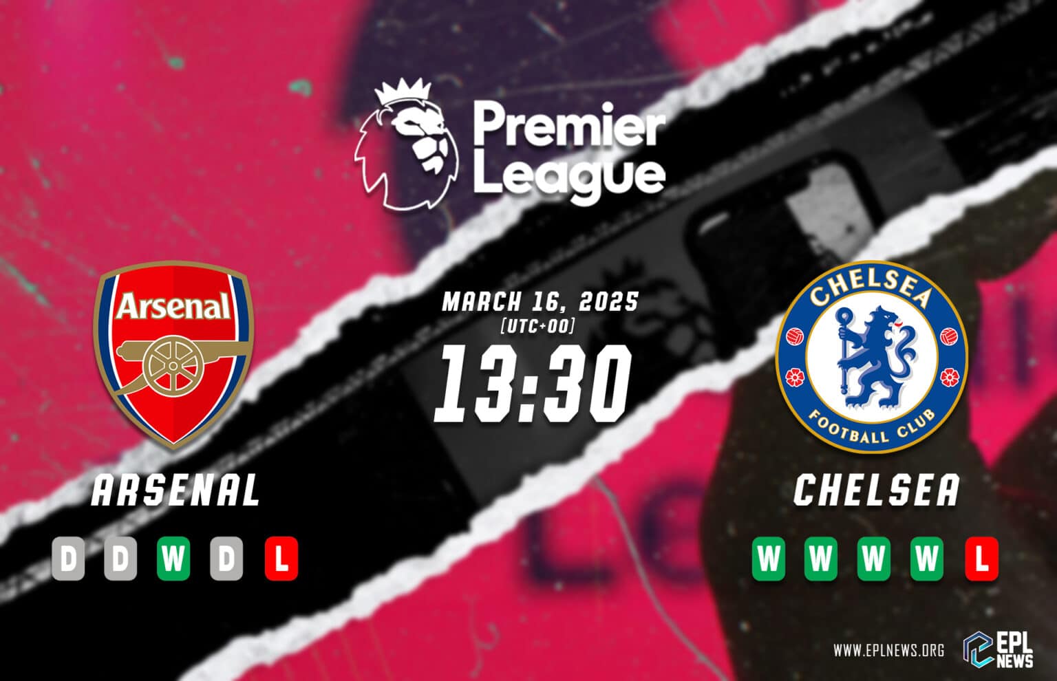 Pratonton Arsenal lwn Chelsea