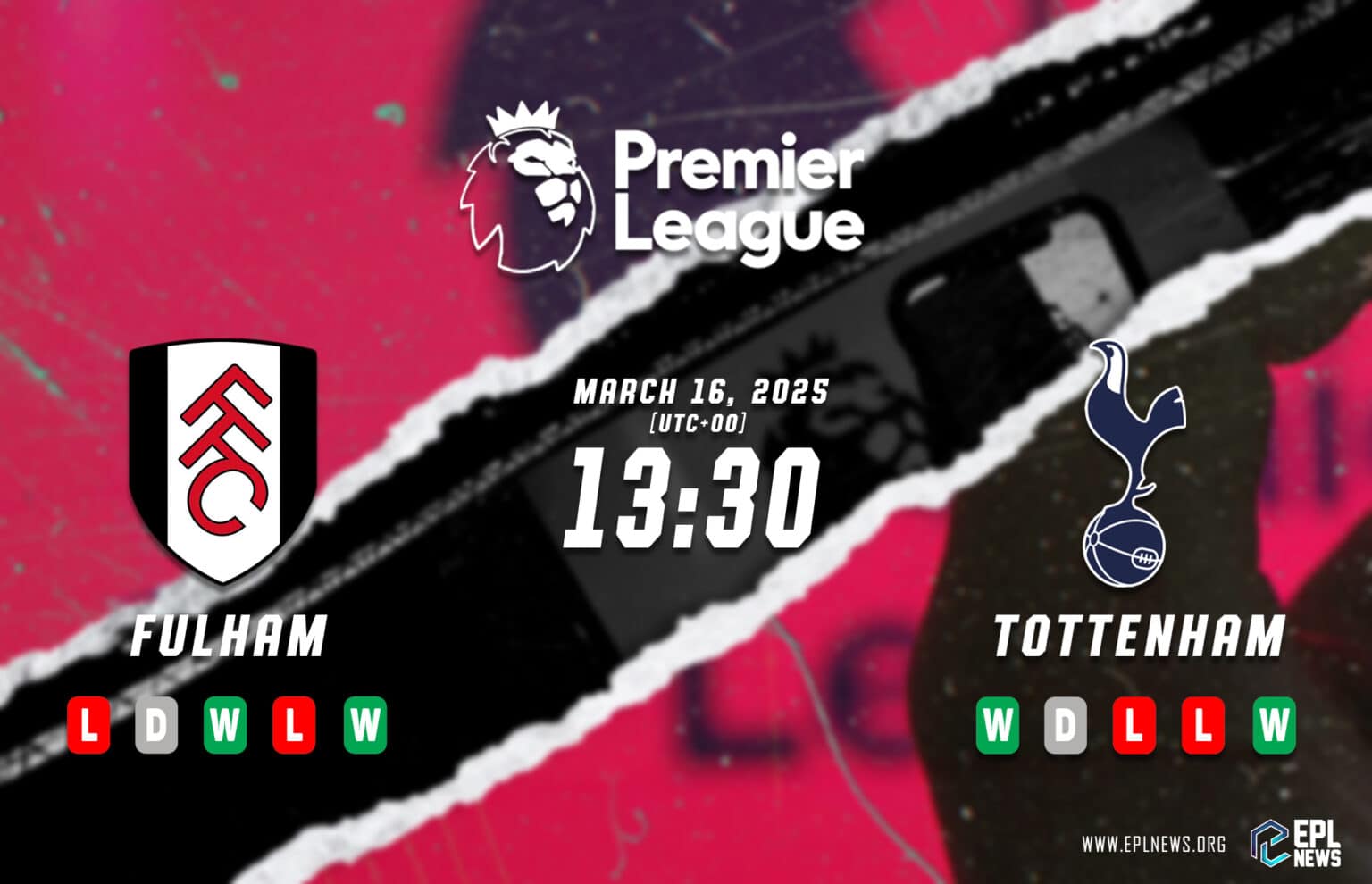 Pratonton Fulham lwn Tottenham