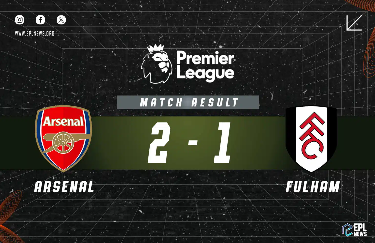 Laporan Arsenal lwn Fulham 2-1