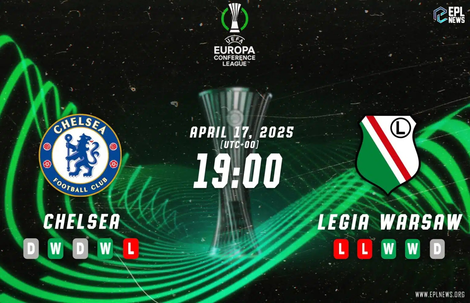 Pratonton Chelsea lwn Legia