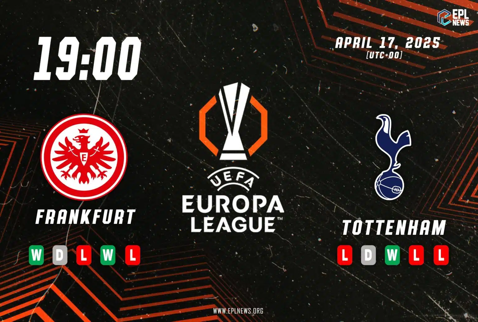 Pratonton Eintracht Frankfurt lwn Tottenham