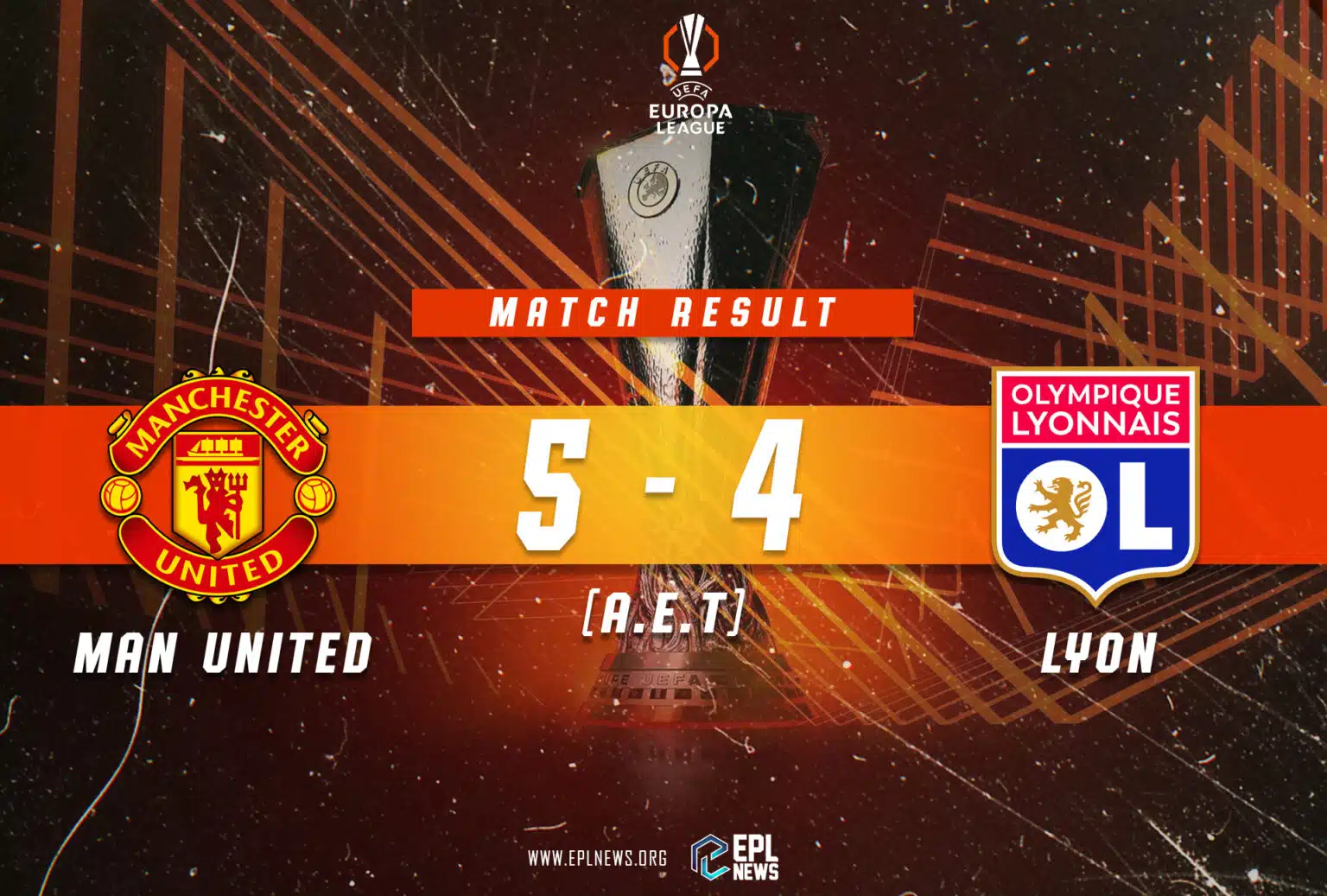 Manchester United lwn Lyon 5-4 (aet) Laporan