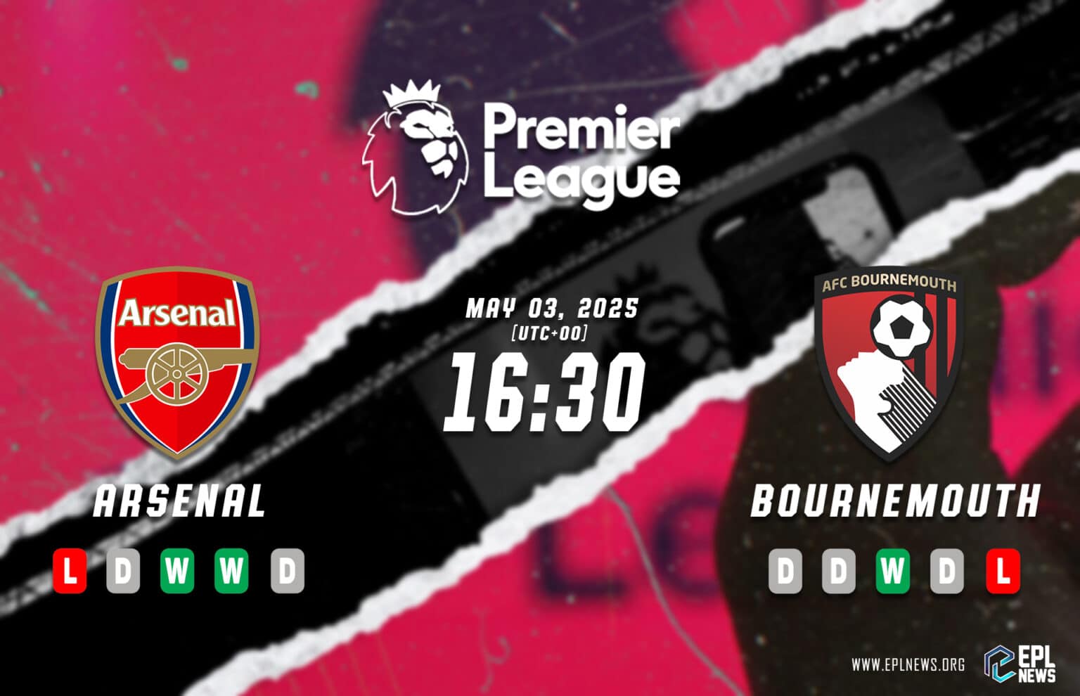 Pratonton Arsenal lwn Bournemouth