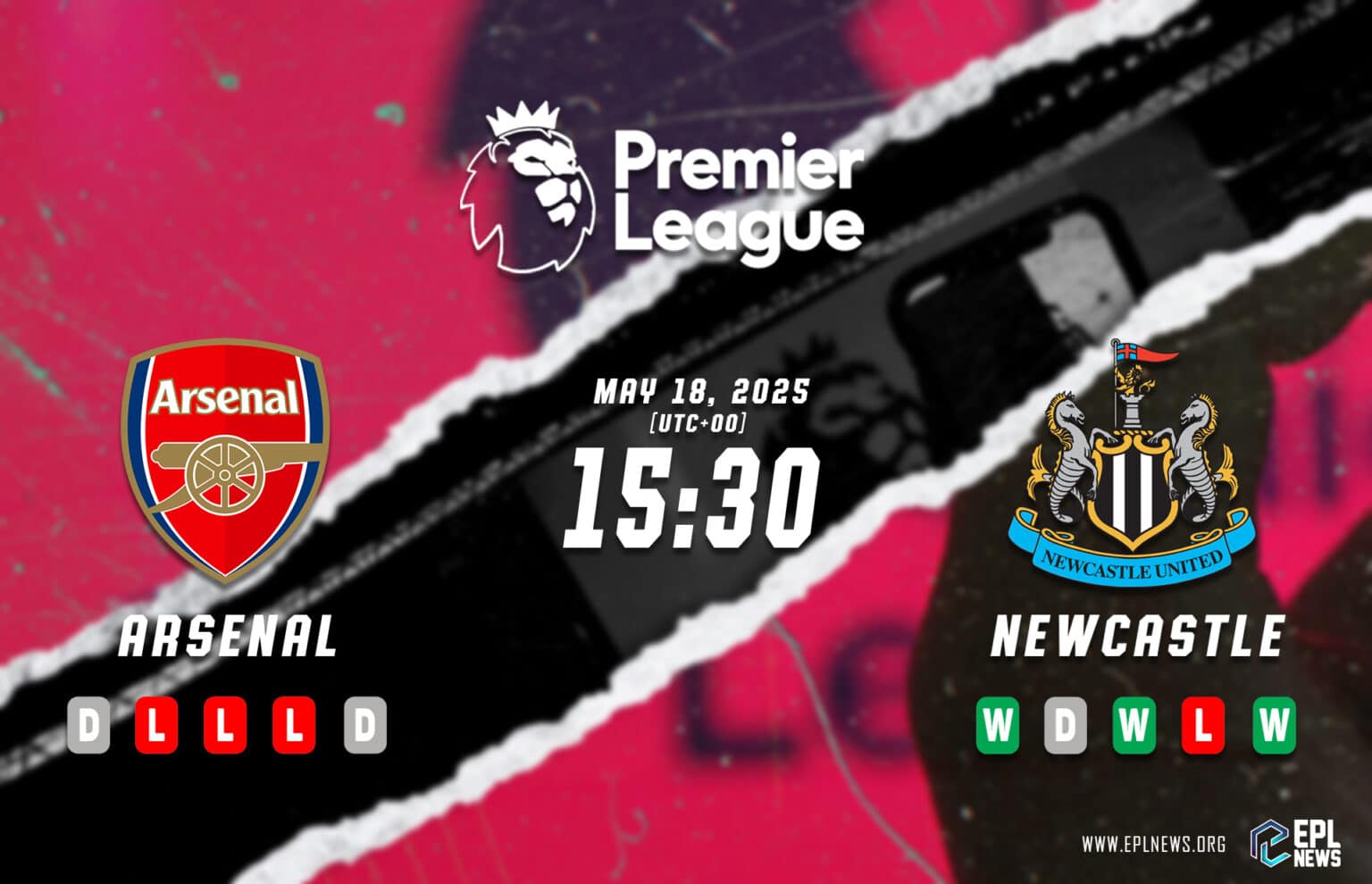 Pratonton Arsenal lwn Newcastle